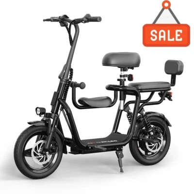 Bicicleta eléctrica Spacewalk con asientos potencia por motor de 500W (sin usar, segunda venta) Foto 1 de 4