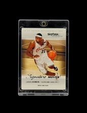 Rare 2nd Year Lebron James 2004-05 Fleer Skybox Autographics Signature Moves #2