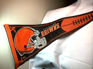 1987 CLEVELAND BROWNS DIVISION CHAMPS NFL FELT PENNANT Win Craft D45 - Picture 1 of 10