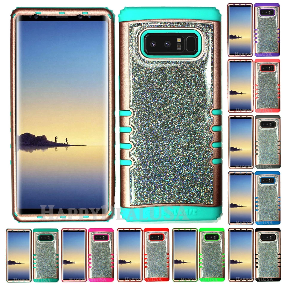 适用于三星 Galaxy Note 8 - KoolKase 混合保护套 外壳 水晶闪光 02 — 第 1/1 张图片