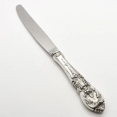 Antiguo cuchillo de cena hueco de plata Richelieu International como nuevo Foto 1 de 4