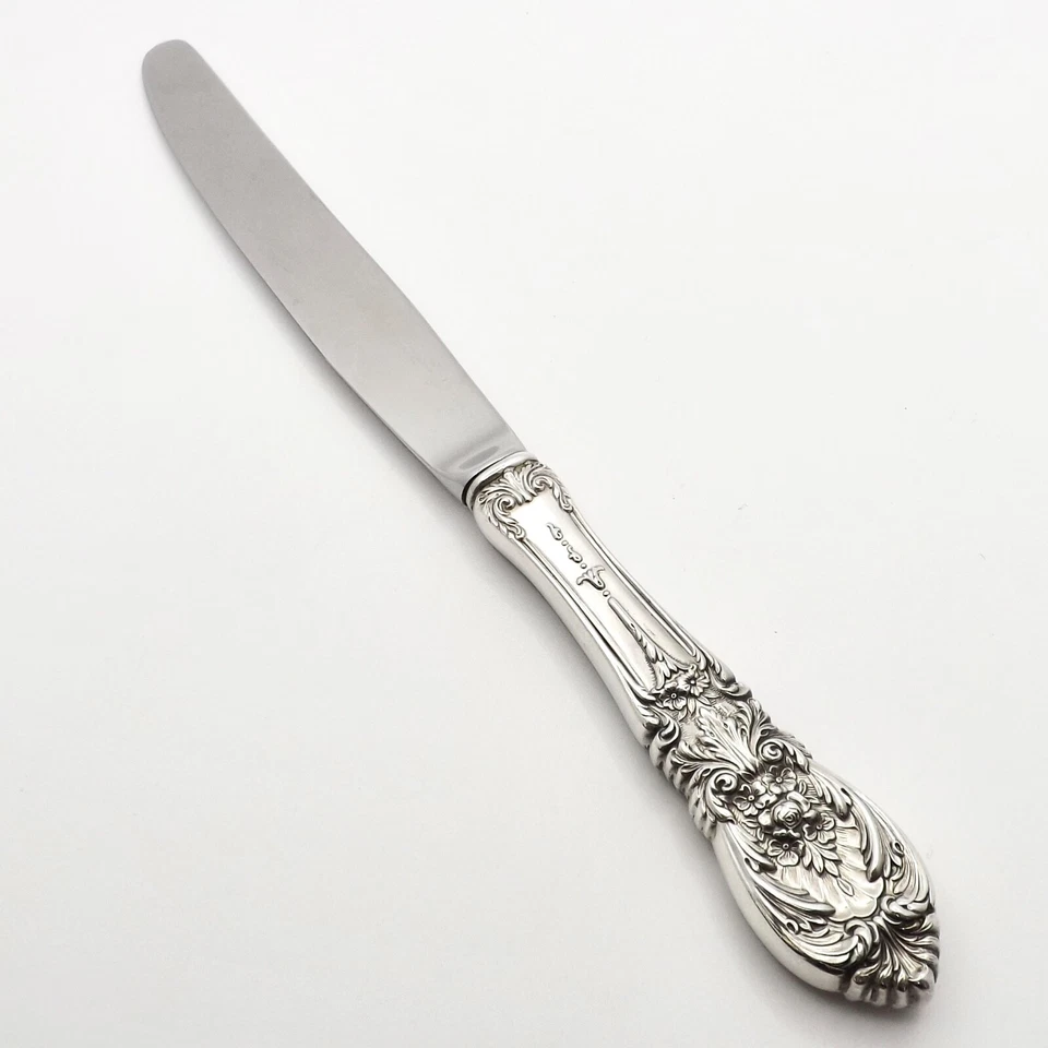 Antiguo cuchillo de cena hueco de plata Richelieu International como nuevo Foto 1 de 4
