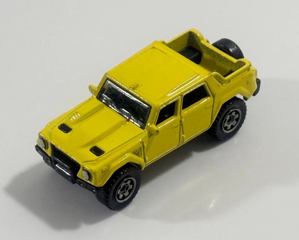 Matchbox MBX Explorers Lamborghini LM002 Yellow Off Road Truck SUV - Loose - Image 1 of 4