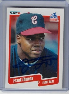 Frank Thomas 1990 Fleer Update #87 Autographed Card ROOKIE with JSA CERT COA - Picture 1 of 6