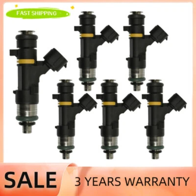 Set of 6 Fuel Injectors For INFINITI G35 3.5L V6 2004-2007 M35 3.5L V6 2006-2008 - Imagem 1 de 4