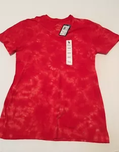 Polo by Ralph Lauren Orange-Red Size M 100% COTTON V-Neck T-Shirt NEW WITH TAGS - Picture 1 of 7