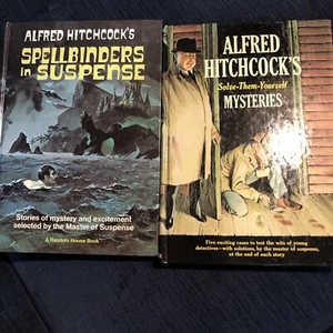 2 Alfred Hitchcock: Spellbinders Suspense HB 1967, Solve them Yourself HB 1963 - Imagen 1 de 1