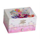Musical Ballerina Fairy And Flowers Jewelry Box For Girls