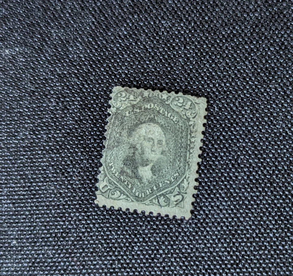 SELLO DE ESTADOS UNIDOS #78 1861, 24c, lila, CV $400 Foto 1 de 2