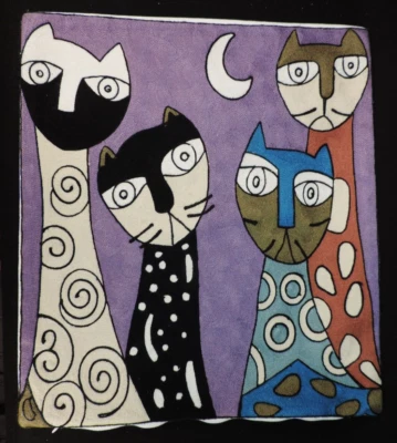 FUNDA ALMOHADA ESTILO PICASSO CREWEL (XLNT) Foto 1 de 3