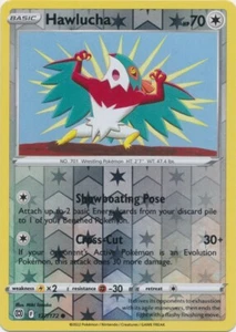 Juego de cartas coleccionables Pokémon Reverse Holo Hawlucha 127/172 estrellas brillantes comunes - Imagen 1 de 1