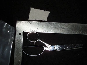 Vintage Chromed USSM PINKING SHEARS 8" "Sharp" Made in JAPAN ((#3002)) - Picture 1 of 7