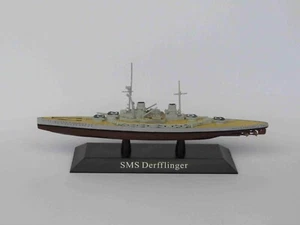 DIE-CAST NAVE DA GUERRA SMS DERFFLINGER 1913 - WARSHIPS BATTLE CRUISER #13 - Imagen 1 de 2