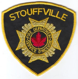 ONTARIO *Vintage* - Stouffville Fire Dept. Patch (Canadian Emblem) - Picture 1 of 1