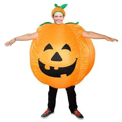 Disfraces inflables Halloween Cosplay Disfraces Gaint Traje de calabaza para adultos Foto 1 de 4