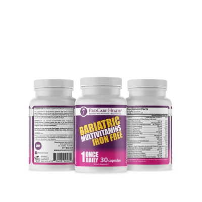 ProCare Health | Multivitamínico bariátrico | Cápsula | Sin hierro | 30 unidades | Foto 1 de 4