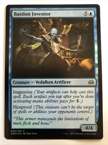 MTG Aether Revolt Bastion Inventor Foil 030/184 NM - Picture 1 of 2