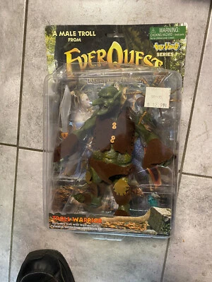EverQuest Las Ruinas de Kunark Serie 1 Guerrero Troll Figura Bóveda de Juguete 2000 NUEVO Foto 1 de 3