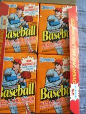 Vintage Donruss Baseball Trading Cards 1990 Unopened Packs Of 16 MLB 