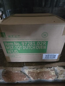NUOVO Forno Olandese Grigio Ombre 7 QT Martha Stewart - Foto 1 di 7