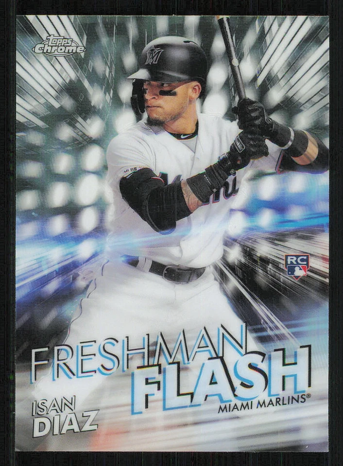 2020 Topps Chrome Freshman Flash #FF14 Isan Diaz - Image 1 of 2