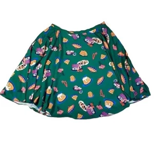Modcloth Emerald Sugar Cookies Print Skirt NWT - Picture 1 of 7