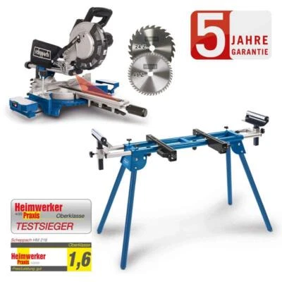 Scheppach Kapp und Gehrungssäge HM216 Zugsäge 2.Sägeblatt Set mit UMF2000 - Bild 1 von 4
