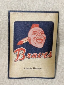 Rare Vintage 1977 Atlanta Braves 7-11 Cloth Iron-on Patch unbenutzt 2" x 3" NOS - Bild 1 von 5