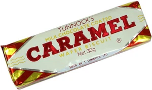 TUNNOCKS MILK CHOCOLATE CARAMEL WAFERS 48 x 30G - Picture 1 of 2