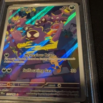Pokemon TGC Temporal Forces Ghastly Illustration Rare 177/162 PSA 9 - Image 1 of 4