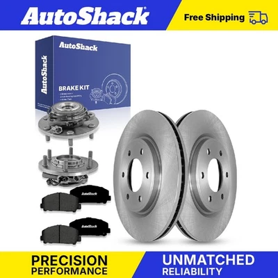 Front Brake Rotors Premium Ceramic Pads Hubs for Nissan TITAN 2012 Armada Foto 1 de 2