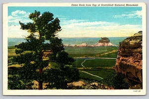 Scotts Bluff NE Kuppel Rock Curt Teich fotochrome Postkarte - Bild 1 von 2