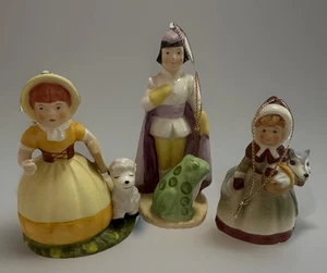 Märchenschmuck Reithaube Bo Peep Froschkönig Vintage Weihnachtsfiguren - Bild 1 von 11