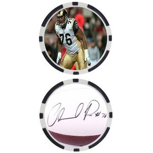 Orlando Pace SIGNED Poker Chip - Top 100 NFL Football Player - Picture 1 of 2