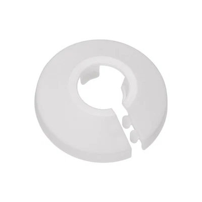 Tubo Copertura Decorazione, 16mm PP Plastica Tubo Scarico Copertura Bianco 10pz - Immagine 1 di 4