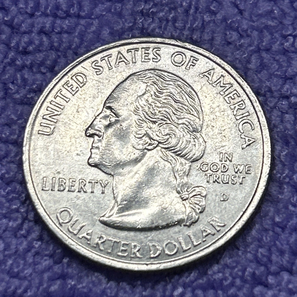 2005 D California State Quarter Error, OBVERSE Circle Gouging  - Image 1 of 4