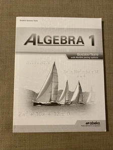 Abeka Algebra 1 Quizzes/Tests Mathematics Series - Picture 1 of 7