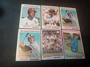 1978 TOPPS BASEBALL STARS (36) SEE PHOTOS & DESCRIPTION FOR GRADES - Picture 1 of 12