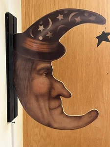 Vintage Crescent Moon Boardwalk Originals Bonnie Barrett handbemalt Halloween - Bild 1 von 3