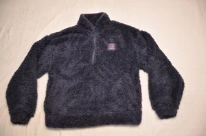Ivory Ella Pullover Womens XS Sherpa Fleece Half Zip Plush Cozy Outwear Sweater - Picture 1 of 9