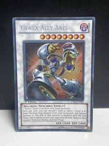 Genex Ally Axel STBL-EN099 1ª Edición VLP Secreto Raro - Imagen 1 de 11