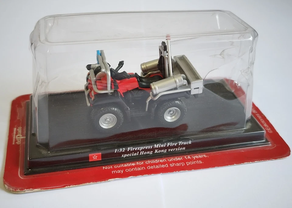 Del Prado Pompieri Firexpress Mini Fire Truck Hong Kong 1/32 - Immagine 1 di 1