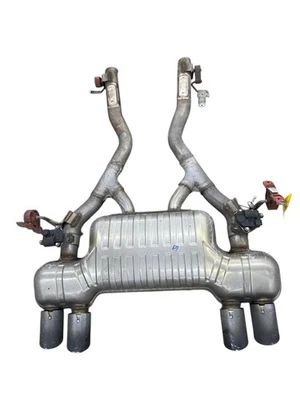 2015 2016 2017 2018 2019 2020 BMW M4 REAR EXHAUST MUFFLER W/ TIPS OEM - Image 1 of 4