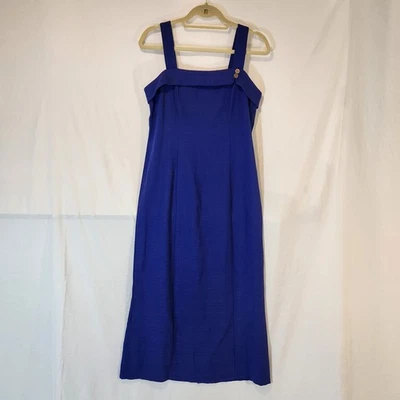 Vestido midi Dana Kay azul real talla 8 Foto 1 de 4