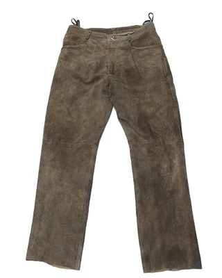 Lekra Trachten Lederhose lang Größe 25 Wildbock  geschmeidig weich ZD514 - Bild 1 von 3
