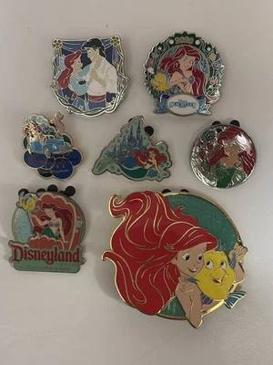 Lot of Disney Little Mermaid Trading Pins Ariel Flounder - Image 1 of 4
