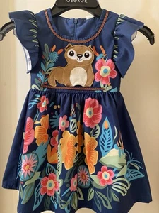 Colorful Children Dress Feat. A Playful Design - Picture 1 of 5