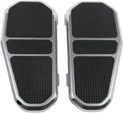 GMA Engineering Tombstone Driver Floorboards - Chrome Motorcycle GMA-FB-100C - Image 1 of 3