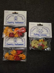 Favorite Findings Buttons. Mixed Lot. 3 Packages. - Picture 1 of 1