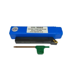 HERRAMIENTA DE GIRO DE TORNO INDEXABLE DCMT PUNTA IZQUIERDA 6MM 8MM 10MM 12MM RDGTOOLS - Imagen 1 de 5